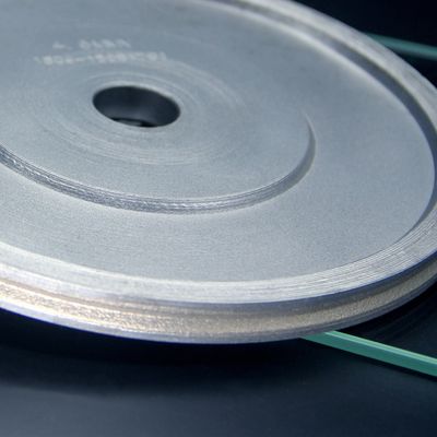 150 mm de verre plat en forme de V roue de meulage en diamant pour la machine de bordure