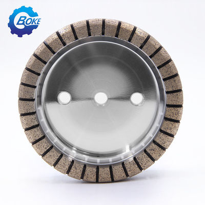 Roue de meulage segmentée en forme de tasse de machine à bord droit en verre diamanté