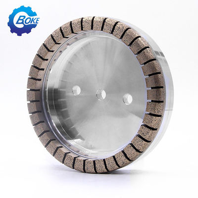 Roue de meulage segmentée en forme de tasse de machine à bord droit en verre diamanté