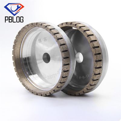 Machine à béveler bordure de verre demi-segmentée roue de meulage diamantée
