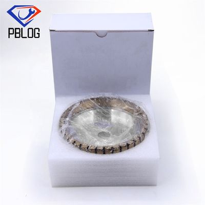 Machine à béveler bordure de verre demi-segmentée roue de meulage diamantée