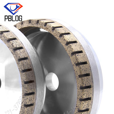 Machine à béveler bordure de verre demi-segmentée roue de meulage diamantée