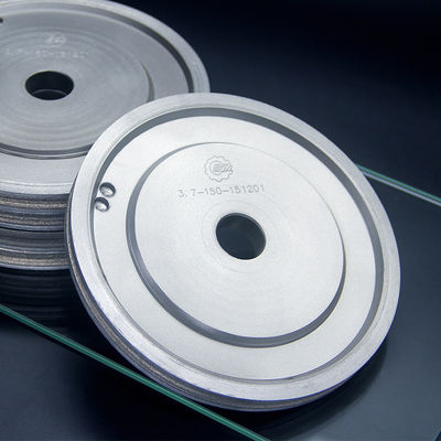 Épaisseur 3/8 pouces Roue de meulage en diamants en forme de V largeur non nominale pour alimentation directe