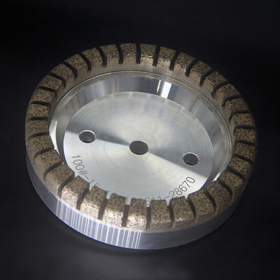 Roue de meulage de diamants de très haute qualité entièrement segmentée pour le traitement du verre