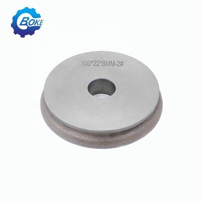 Durabilité Pblog 240# Roue de meulage en diamant gris Ronde bord 12/22/30 mm Forêt de l'arbre