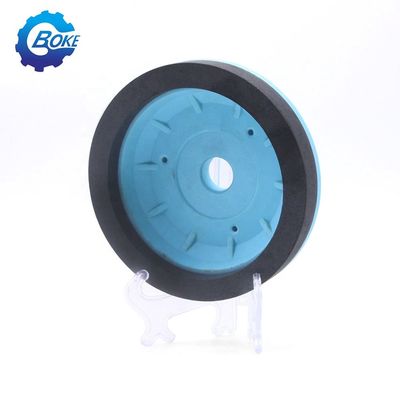 Vente en gros d'usine de roue de broyage en résine de tasse bleue pour machine à beveling de verre