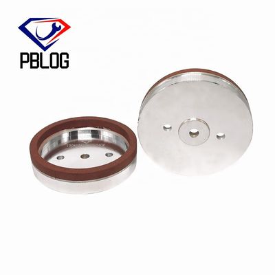 PBLOG Matériau de haute qualité Verre Marbre Plaque de roche de meulage Chamfering roue de diamant de résine rouge