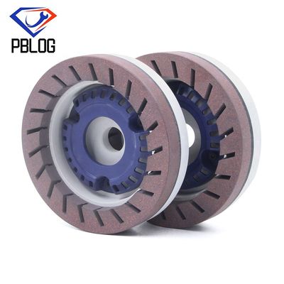 Fabrication de roues en résine en forme de bol en verre à bord segmenté