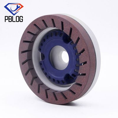 Fabrication de roues en résine en forme de bol en verre à bord segmenté