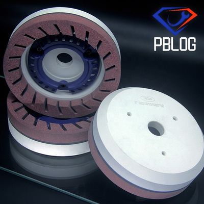 Fabrication de roues en résine en forme de bol en verre à bord segmenté