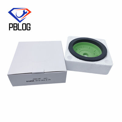 Roue de résine en gros couleur verte forme de tasse pour le traitement du verre roue de polissage machine de meulage de verre en forme de bistouri