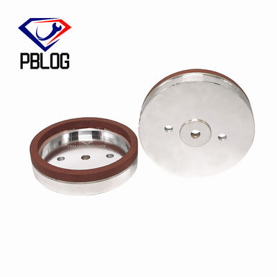 PBLOG Tourne-disque en forme de tasse roue de résine Les outils de polissage de bord de verre Roue de meulage de diamants