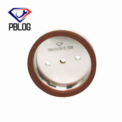 PBLOG Tourne-disque en forme de tasse roue de résine Les outils de polissage de bord de verre Roue de meulage de diamants