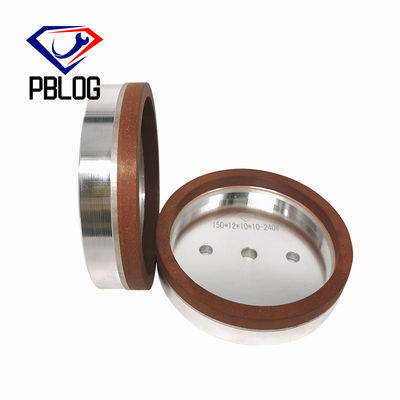 PBLOG Tourne-disque en forme de tasse roue de résine Les outils de polissage de bord de verre Roue de meulage de diamants