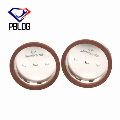 PBLOG Tourne-disque en forme de tasse roue de résine Les outils de polissage de bord de verre Roue de meulage de diamants