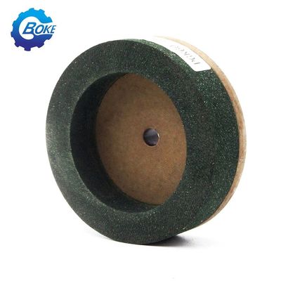 Bonnes performances en forme de tasse verte 150 mm Bk roue de polissage pour machine de bordure