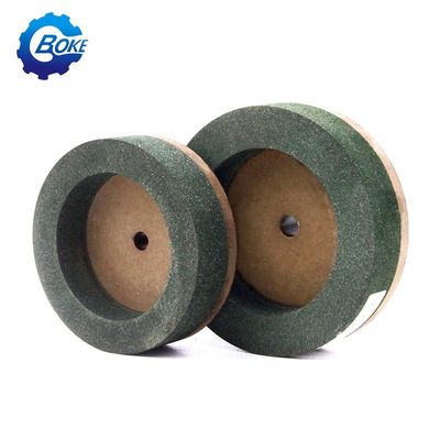 Bonnes performances en forme de tasse verte 150 mm Bk roue de polissage pour machine de bordure