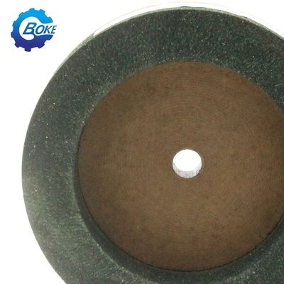 Bonnes performances en forme de tasse verte 150 mm Bk roue de polissage pour machine de bordure