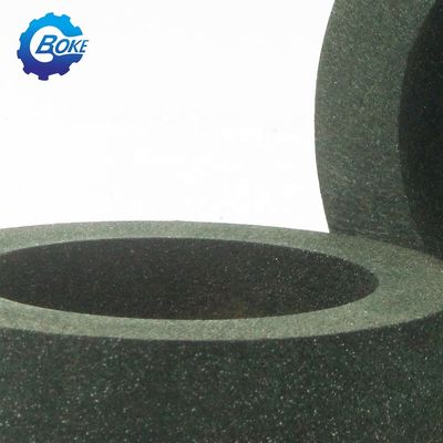 Bonnes performances en forme de tasse verte 150 mm Bk roue de polissage pour machine de bordure