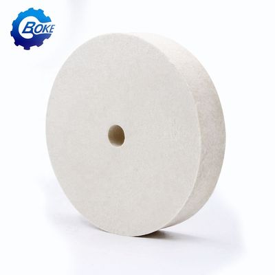 100% de laine plate pure en feutre de polissage de polissage pour disque abrasif sur verre de meubles/verre artisanal