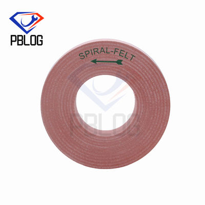 outils personnalisables de traitement des bords de verre laine spirale roues de polissage de disque de feutre
