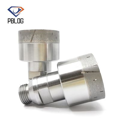 Matériau de base diamant Matériau de base verre pierre sintrée Pièces de scie à trous diamantées