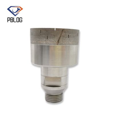 Matériau de base diamant Matériau de base verre pierre sintrée Pièces de scie à trous diamantées