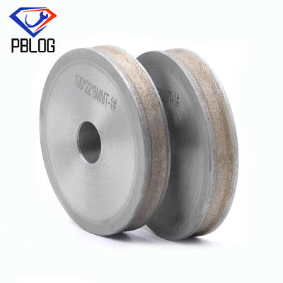 Grit Round Edge Grinding Wheel 35 - 200MM ont aggloméré Diamond Wheel fait sur commande