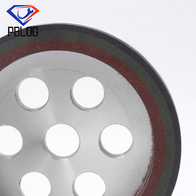 Ardoise Diamond Cup Wheel de dureté de roue de rectification superficielle de Brown