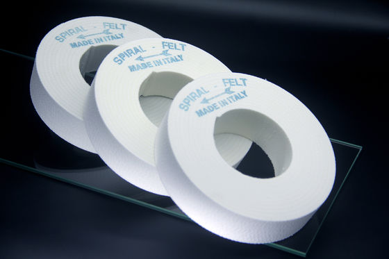 Polonais senti blanc de polissage en spirale importé de roue de roue de laine