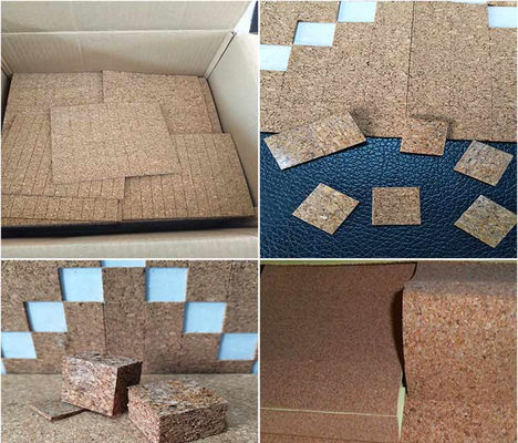 Verre statique Cork Isolation Pads Traceless Spacer avec marquer non