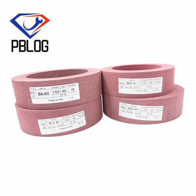 Roue de polissage Matte Finish Processing de bord en verre du rose 150mm