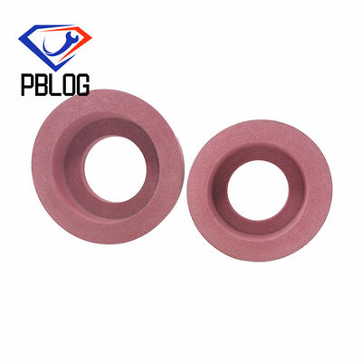 Roue de polissage Matte Finish Processing de bord en verre du rose 150mm
