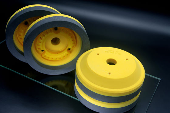 Machine jaune de Diamond Glass Edging For Bevelling de meule de résine