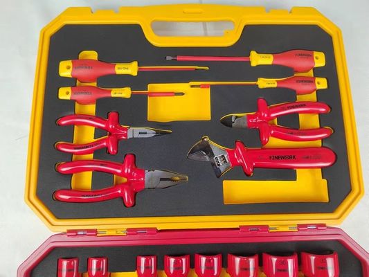 Le VDE de Tool Set 1000V de l'électricien 29PCS a isolé la trousse d'outils électrique