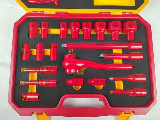 Le VDE de Tool Set 1000V de l'électricien 29PCS a isolé la trousse d'outils électrique