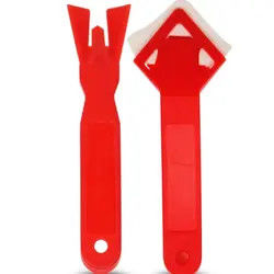 Outil de couture d'angle intérieur de pelle à colle de trousse d'outils de grattoir de ménage