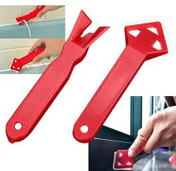 Outil de couture d'angle intérieur de pelle à colle de trousse d'outils de grattoir de ménage