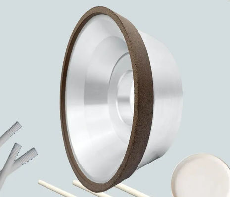Surface en céramique de meule d'ODM Diamond Cup Wheel Hardness Glass