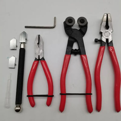Kits de coupeur en verre de mosaïque de Tool Set Cutter d'électricien d'OEM 8 morceaux