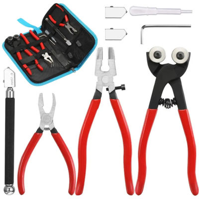 Kits de coupeur en verre de mosaïque de Tool Set Cutter d'électricien d'OEM 8 morceaux