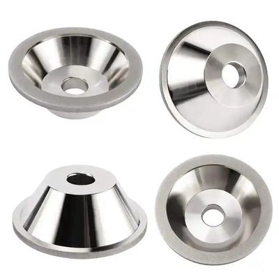 Meule plaquée par cuvette de bordure de Diamond Cutting Disc Metal Glass
