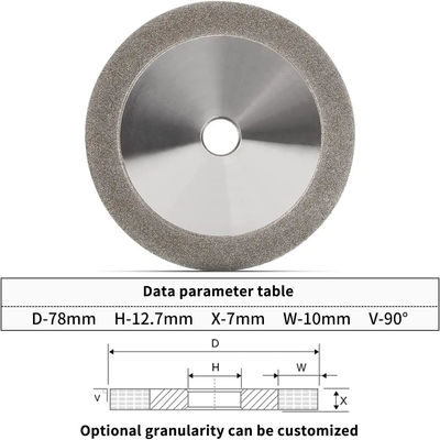 Meule cylindrique Diamond Surface Hard de BCN de Centerless
