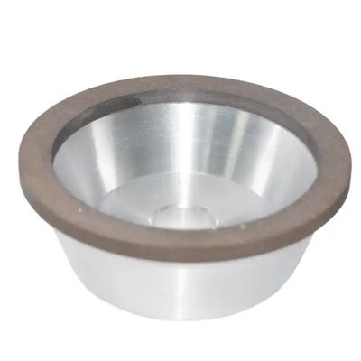 Le type cuvette a plaqué l'argent de Diamond Grinding Wheel Glass Edging