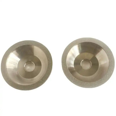Le type cuvette a plaqué l'argent de Diamond Grinding Wheel Glass Edging