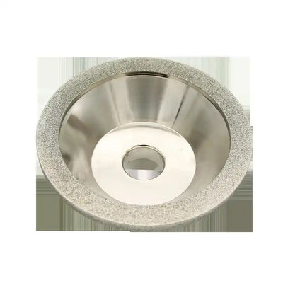 Le type cuvette a plaqué l'argent de Diamond Grinding Wheel Glass Edging