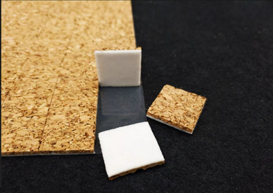 1En auto-adhésif Des plaquettes de liège de verre Diviseur de bois Des plaquettes de protection de liège de PVC