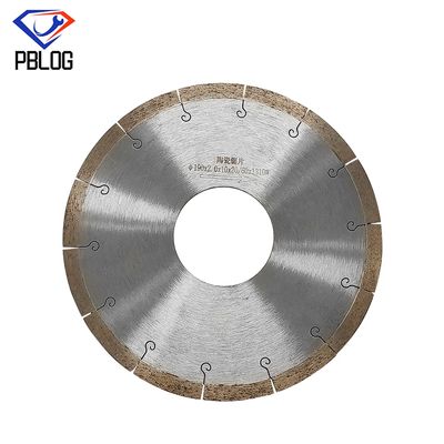 Disque de découpe de diamants de haute précision pour carreaux / béton / briques