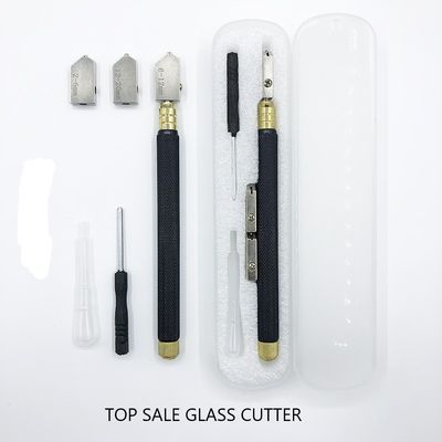 Appareil de coupe de verre efficace avec poignée noire en métal, parfait pour les professionnels
