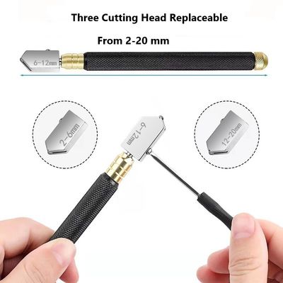 Coupeuse de verre efficace et légère de 170 mm pour la découpe de précision